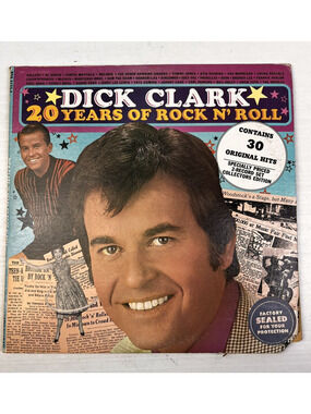 Dick Clark 20 Years of Rock and Roll 2 LP Set 1973 Music Vinyl Records History